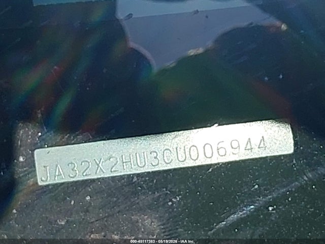 Продаж на аукціоні авто 2012 Mitsubishi Lancer Sportback Es, vin: JA32X2HU3CU006944, номер лоту: 45117383