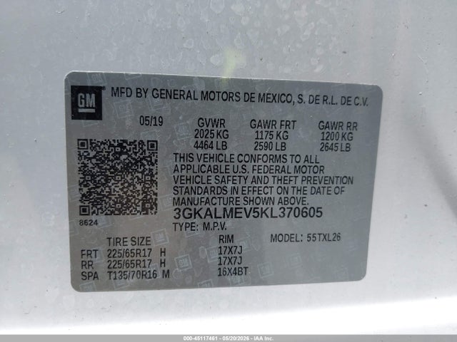 GMC Terrain Sle 2019 3GKALMEV5KL370605 Image 9
