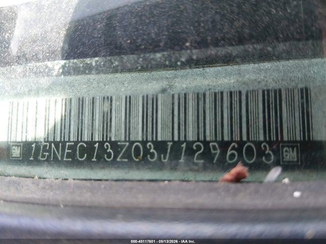 45117601 :رقم المزاد ، 1GNEC13Z03J129603 vin ، 2003 Chevrolet Tahoe Lt مزاد بيع