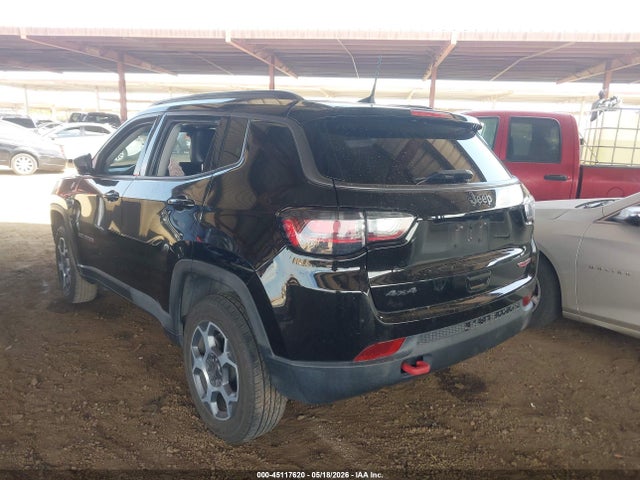 Aukcja sprzedaży 2022 Jeep Compass Trailhawk 4x4, vin: 3C4NJDDB9NT163360, numer aukcji: 45117620