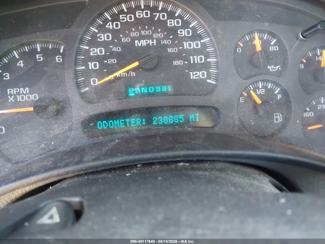 45117648 :رقم المزاد ، 3GNEC13T33G183202 vin ، 2003 Chevrolet Avalanche 1500 مزاد بيع