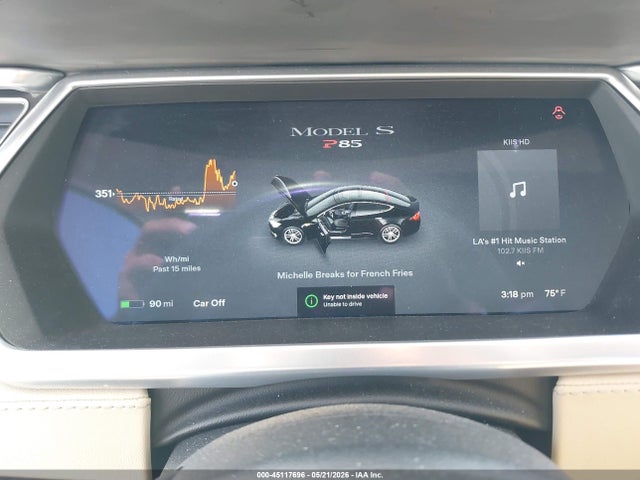 Продажа на аукционе авто 2013 Tesla Model S Performance, vin: 5YJSA1CPXDFP24967, номер лота: 45117696
