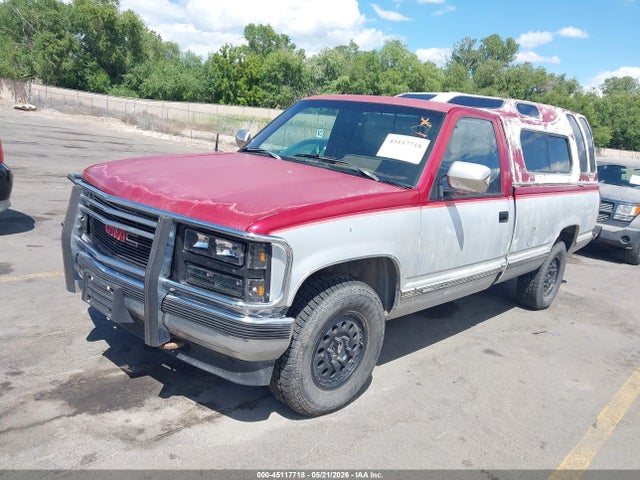 45117718 :رقم المزاد ، 1GTFK24KXMZ536208 vin ، 1991 Gmc Sierra K2500 مزاد بيع