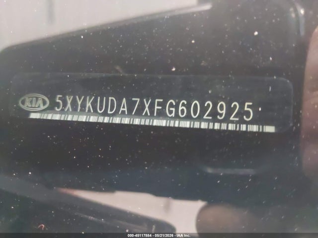 Aukcja sprzedaży 2015 Kia Sorento Ex V6, vin: 5XYKUDA7XFG602925, numer aukcji: 45117884
