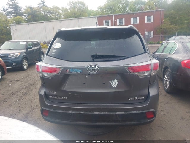 Aukcja sprzedaży 2015 Toyota Highlander Xle V6, vin: 5TDJKRFH5FS101475, numer aukcji: 45117903
