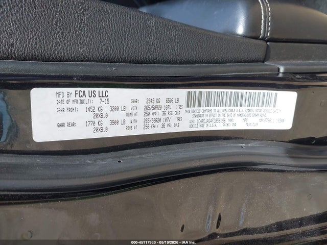 Dodge Durango Sxt 2015 1C4RDJAG4FC858186 Image 9