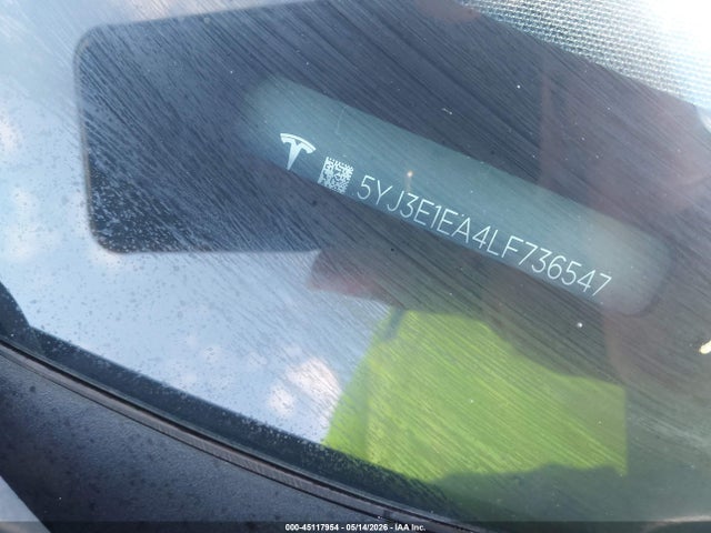 Aukcja sprzedaży 2020 Tesla Model 3 Standard Range Plus Rear-wheel Drive/standard Range Rear-wheel Drive, vin: 5YJ3E1EA4LF736547, numer aukcji: 45117954