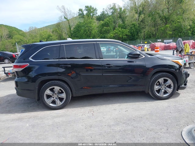 Aukcja sprzedaży 2014 Toyota Highlander Limited V6, vin: 5TDDKRFH1ES045076, numer aukcji: 45117961