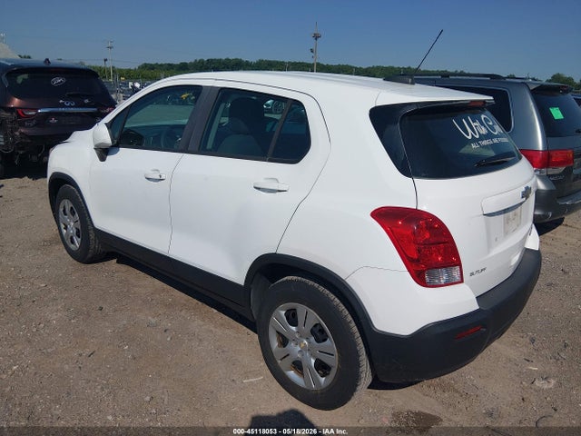 Aukcja sprzedaży 2015 Chevrolet Trax 1ls, vin: KL7CJKSB9FB083121, numer aukcji: 45118053