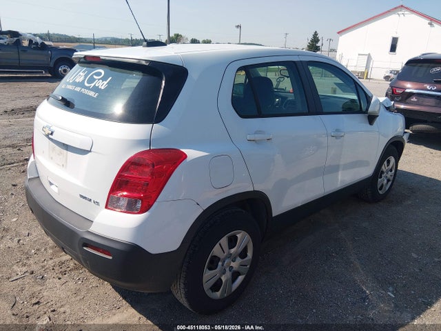 Aukcja sprzedaży 2015 Chevrolet Trax 1ls, vin: KL7CJKSB9FB083121, numer aukcji: 45118053