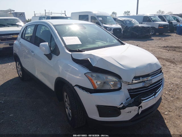 Aukcja sprzedaży 2015 Chevrolet Trax 1ls, vin: KL7CJKSB9FB083121, numer aukcji: 45118053