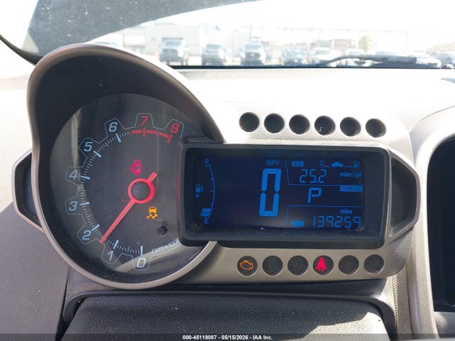 2012 Chevrolet Sonic 2lt მანქანა იყიდება აუქციონზე, vin: 1G1JC6SH8C4122872, აუქციონის ნომერი: 45118087