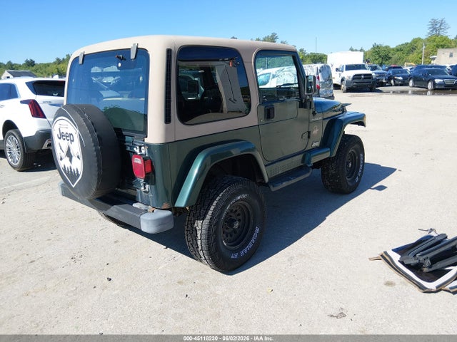 45118230 :رقم المزاد ، 1J4FA59S6YP703110 vin ، 2000 Jeep Wrangler Sahara مزاد بيع
