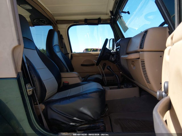 45118230 :رقم المزاد ، 1J4FA59S6YP703110 vin ، 2000 Jeep Wrangler Sahara مزاد بيع