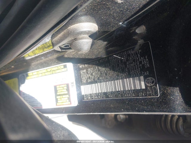 Aukcja sprzedaży 2017 Toyota Corolla L, vin: 2T1BURHE5HC873813, numer aukcji: 45118247