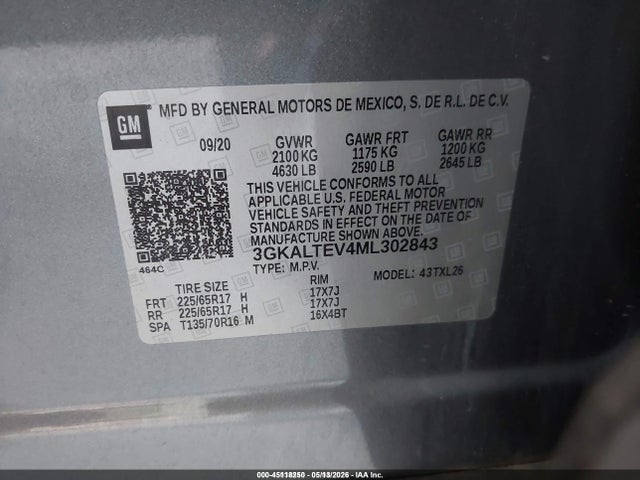 GMC Terrain Awd Sle 2021 3GKALTEV4ML302843 Image 9