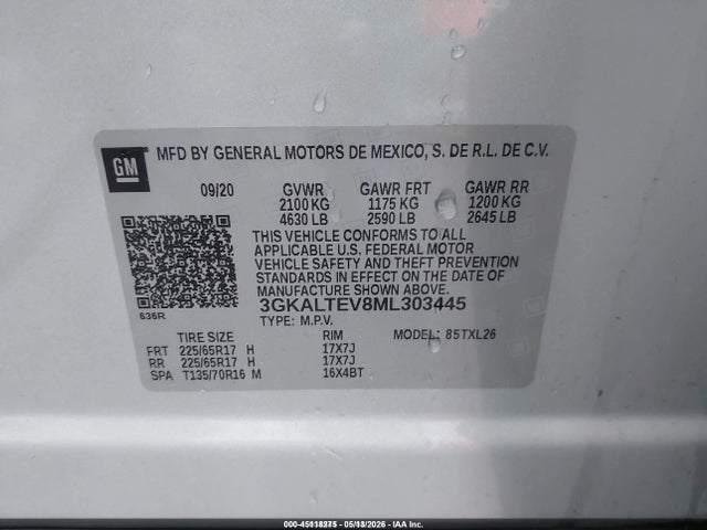 GMC Terrain Awd Sle 2021 3GKALTEV8ML303445 Image 9
