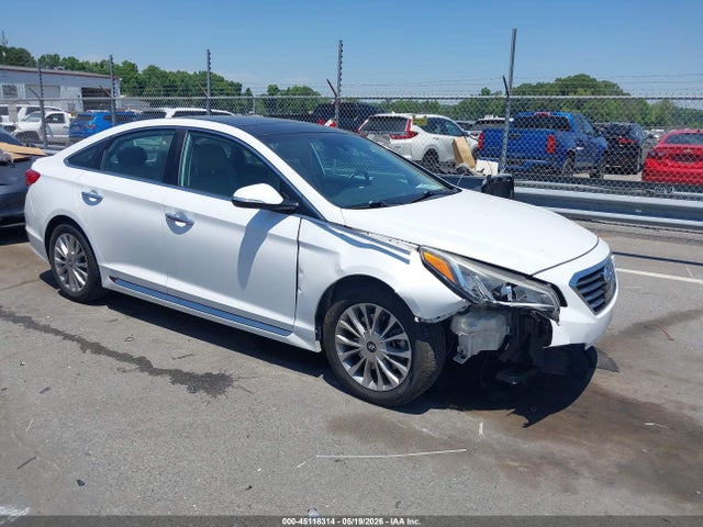 2015 Hyundai Sonata Limited მანქანა იყიდება აუქციონზე, vin: 5NPE34AFXFH134520, აუქციონის ნომერი: 45118314