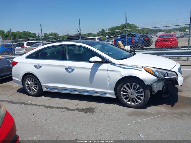 2015 Hyundai Sonata Limited მანქანა იყიდება აუქციონზე, vin: 5NPE34AFXFH134520, აუქციონის ნომერი: 45118314