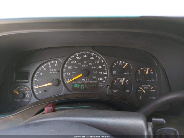 45118431 :رقم المزاد ، 1GCEC14T4YZ161319 vin ، 2000 Chevrolet Silverado 1500 Ls مزاد بيع