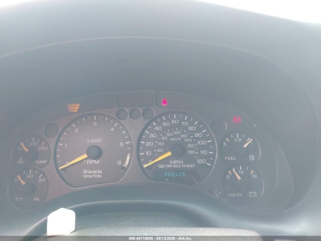 Aukcja sprzedaży 2000 Oldsmobile Bravada, vin: 1GHDT13W6Y2285005, numer aukcji: 45118505