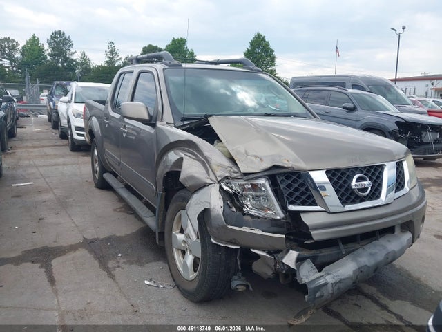 45118749 :رقم المزاد ، 1N6AD07W56C432137 vin ، 2006 Nissan Frontier Le مزاد بيع