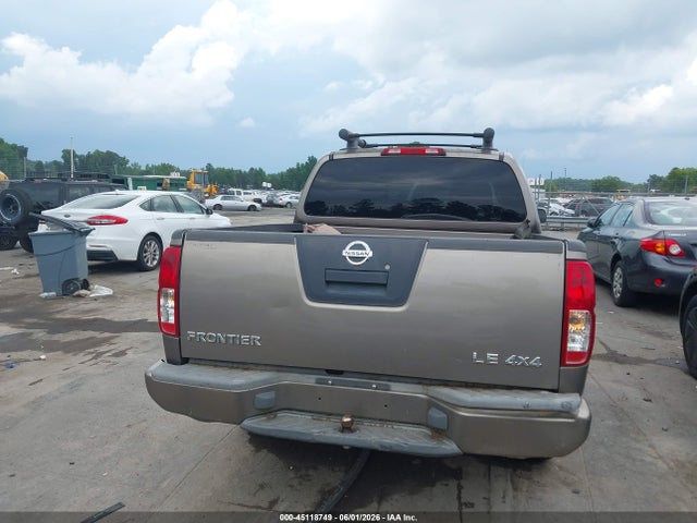 45118749 :رقم المزاد ، 1N6AD07W56C432137 vin ، 2006 Nissan Frontier Le مزاد بيع