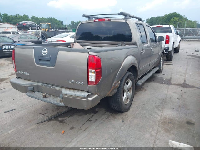 45118749 :رقم المزاد ، 1N6AD07W56C432137 vin ، 2006 Nissan Frontier Le مزاد بيع