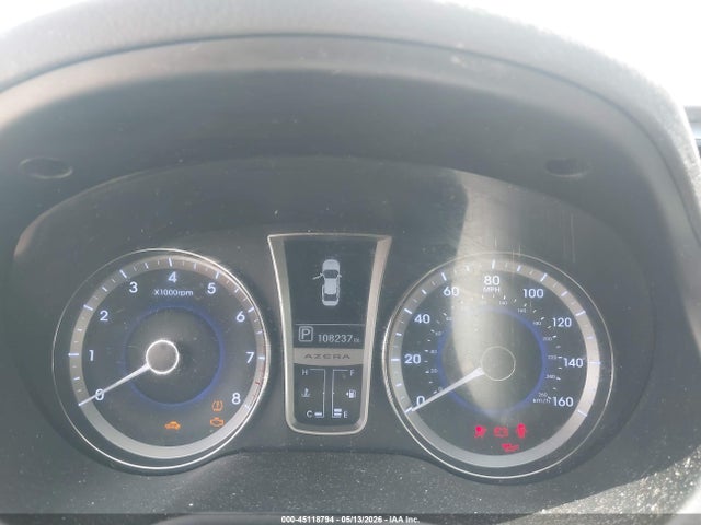 45118794 :رقم المزاد ، KMHFH4JG2DA253063 vin ، 2013 Hyundai Azera مزاد بيع