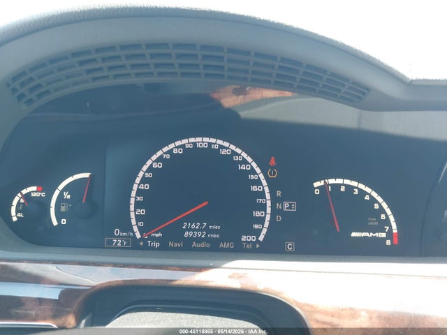 45118865 :رقم المزاد ، WDDNG77X79A265914 vin ، 2009 Mercedes-benz S 63 Amg مزاد بيع