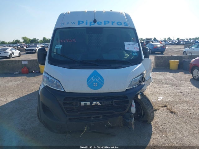 45119012 :رقم المزاد ، 3C6LRVDG7PE603771 vin ، 2023 Ram Promaster 2500 High Roof 159 Wb مزاد بيع