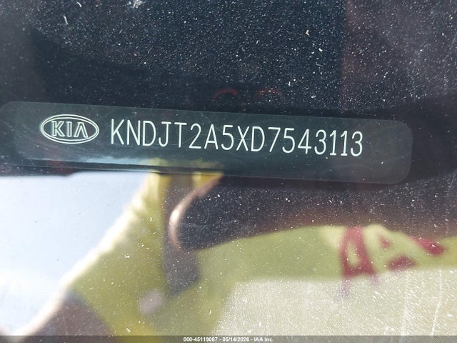 Aukcja sprzedaży 2013 Kia Soul, vin: KNDJT2A5XD7543113, numer aukcji: 45119087