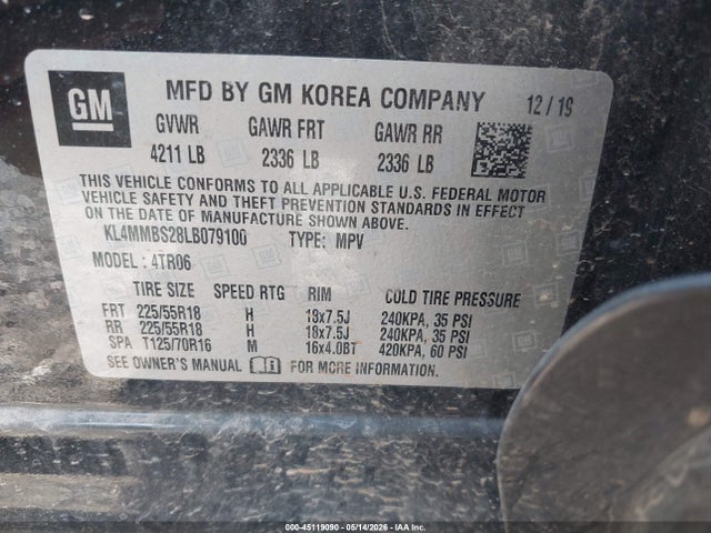 Продажа на аукционе авто 2020 Buick Encore Gx Fwd Preferred, vin: KL4MMBS28LB079100, номер лота: 45119090