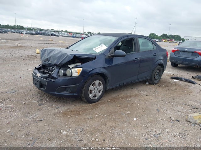Продажа на аукционе авто 2015 Chevrolet Sonic Ls Auto, vin: 1G1JA5SH4F4181650, номер лота: 45119092