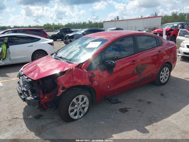 2015 Kia Rio Lx მანქანა იყიდება აუქციონზე, vin: KNADM4A37F6491207, აუქციონის ნომერი: 45119217