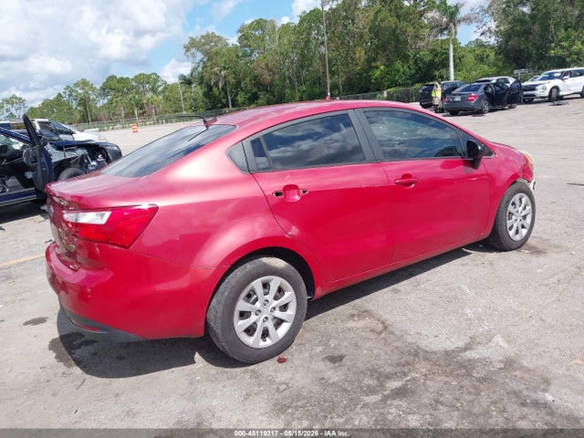 2015 Kia Rio Lx მანქანა იყიდება აუქციონზე, vin: KNADM4A37F6491207, აუქციონის ნომერი: 45119217