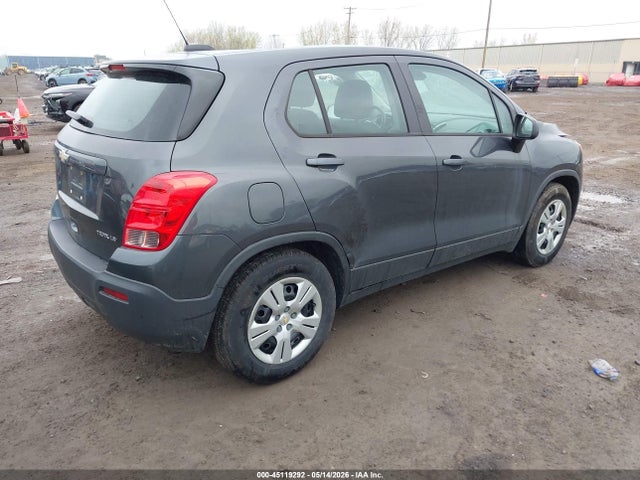 45119292 :رقم المزاد ، 3GNCJKSB5GL254828 vin ، 2016 Chevrolet Trax 1ls مزاد بيع