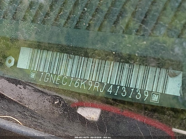 45119379 :رقم المزاد ، 1GNEC16K9RJ413139 vin ، 1994 Chevrolet Suburban C1500 مزاد بيع