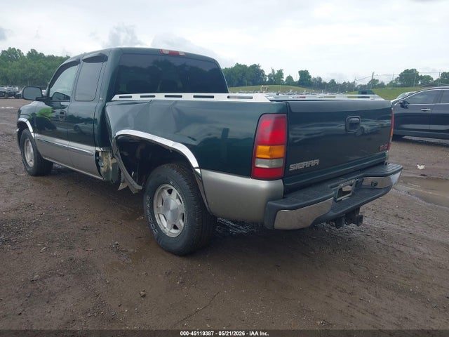 2003 Gmc Sierra 1500 Sle მანქანა იყიდება აუქციონზე, vin: 2GTEC19T631199225, აუქციონის ნომერი: 45119387