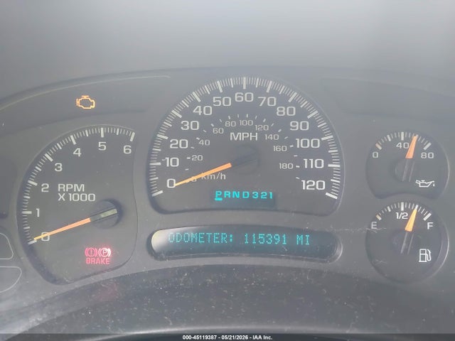 2003 Gmc Sierra 1500 Sle მანქანა იყიდება აუქციონზე, vin: 2GTEC19T631199225, აუქციონის ნომერი: 45119387