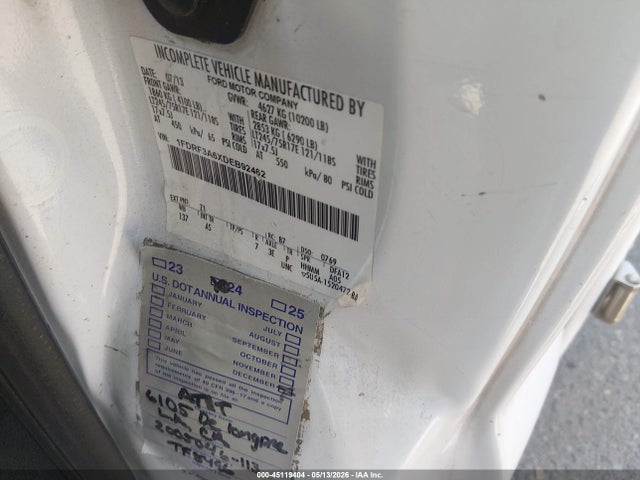 Aukcja sprzedaży 2013 Ford F-350 Xl, vin: 1FDRF3A6XDEB92462, numer aukcji: 45119404