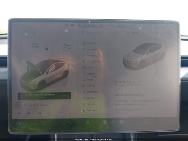 Aukcja sprzedaży 2026 Tesla Model Y All-wheel Drive/long Range Launch Series/premium All-wheel Drive, vin: 7SAYGDEE6TA592200, numer aukcji: 45119557