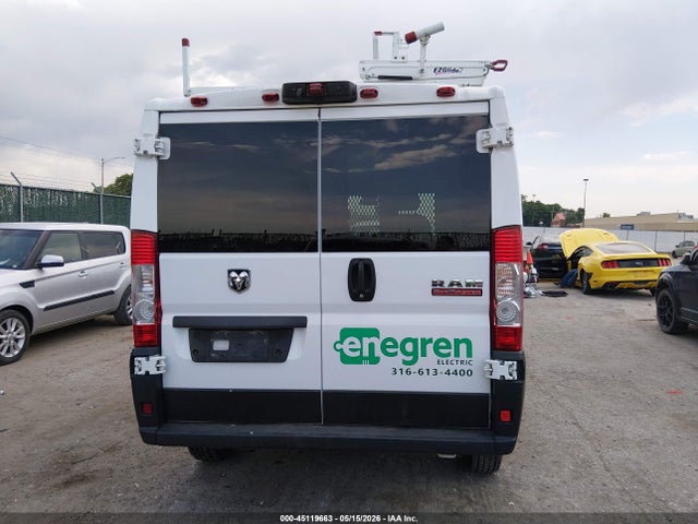 Продажа на аукционе авто 2019 Ram Promaster 1500 Low Roof 118 Wb, vin: 3C6TRVNG4KE503165, номер лота: 45119663