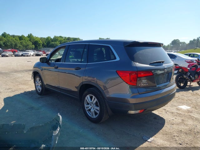 Продажа на аукционе авто 2017 Honda Pilot Lx, vin: 5FNYF6H12HB039512, номер лота: 45119704