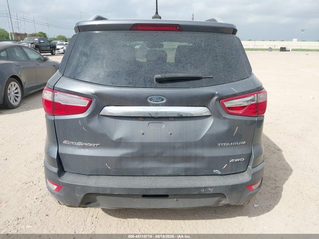 Aukcja sprzedaży 2020 Ford Ecosport Titanium, vin: MAJ6S3KL7LC345712, numer aukcji: 45119716