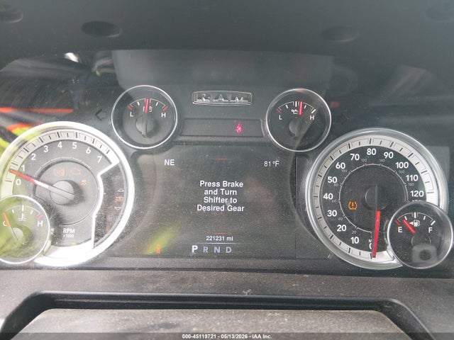 2013 Ram 1500 Laramie მანქანა იყიდება აუქციონზე, vin: 1C6RR7NT2DS631147, აუქციონის ნომერი: 45119721