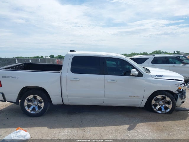 45119804 :رقم المزاد ، 1C6RREFT2MN609828 vin ، 2021 Ram 1500 Lone Star  4x2 5'7 Box مزاد بيع