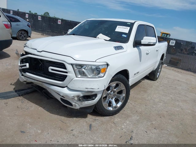45119804 :رقم المزاد ، 1C6RREFT2MN609828 vin ، 2021 Ram 1500 Lone Star  4x2 5'7 Box مزاد بيع