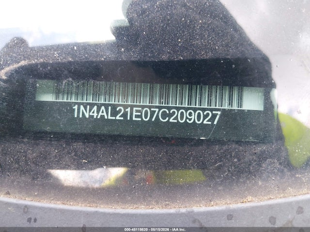 45119820 :رقم المزاد ، 1N4AL21E07C209027 vin ، 2007 Nissan Altima 2.5 S مزاد بيع