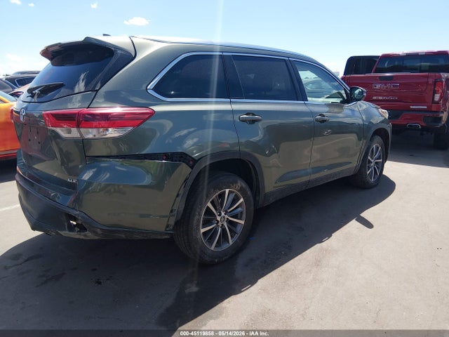 Aukcja sprzedaży 2019 Toyota Highlander Xle, vin: 5TDKZRFH3KS334412, numer aukcji: 45119858